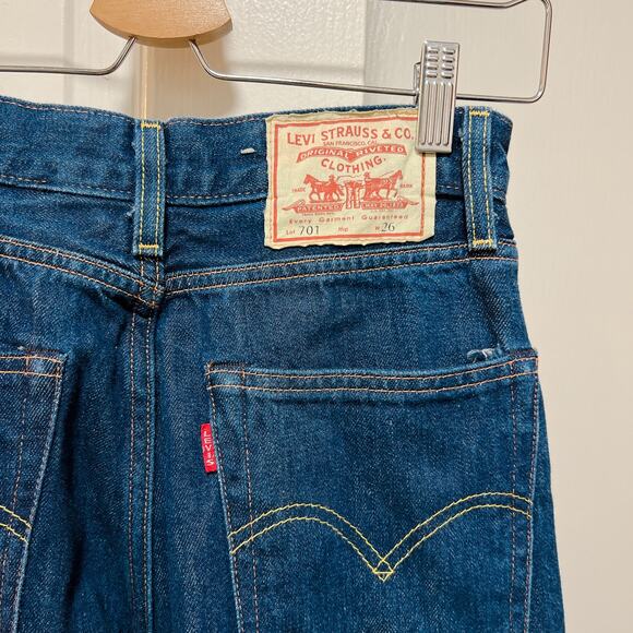 Levi’s Vintage 1950s 701 Women’s Jeans Sz 26 - Picture 4 of 6